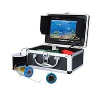 Cámara de Pesca submarina, Cámara de Pesca submarina, Kit cámara vídeo for, 12 Luces LED, 10 m, 20 y 30 para Hielo, Barco, Pesca náutica(F007M-20M-W)