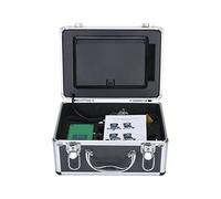 Cámara de pesca submarina, Finder Fish Pesca submarina 1080p Kit de cámara de 7 pulgadas WIFI Inalámbrico 1 6GB Grabación de vídeo DVR + 15m 6W blanco Le Ds para pesca en kayak en lagos helados(Nero)