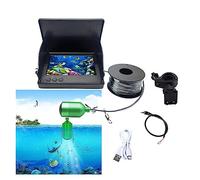 Cámara de pesca submarina Kit de buscador de peces de vídeo, cámara de pesca, visión nocturna oscura, pantalla de Monitor LCD de 4,3/5 pulgadas, dispositivo de conjunto de cámara subacuática de 80-100