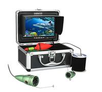 Cámara de pesca submarina, Kit de cámara de video de pesca bajo el agua 1 0m 20m 30m Fishfinder 6 PCS Luces blancas con monitor de color de 7 "pulgadas for la pesca del mar de hielo. para pesca en kay