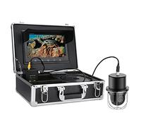 Cámara de Pesca Submarina, Pantalla de 10 Pulgadas Pantalla de cúpula giratoria de 360 Grados 20 LE Finder de Video de la cámara de Pesca submarina DS IP68 Impermeable(FX10-20M)