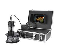 Cámara de pesca submarina, Videocámara de pesca bajo el agua de 7 pulgadas Finder de pescado 38 LE Cámara giratoria DS de 360 grados 20m 50m 100m para pesca en kayak en lagos helados(38 LEDs 50M cab