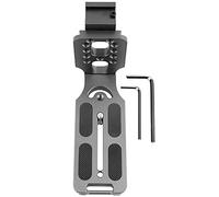 Cámara de Placa L Placa L Placa de Liberación Rápida en Forma de L de Metal Universal con Montura de Zapata para Cámara Hidráulica SLR de Cabeza Esférica (Gris Cemento)