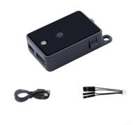 Cámara de profundidad 3D, resolución A010 RGBD TOF de 100 x 100 con pantalla LCD de 1.14 pulgadas compatible con MCU ROS, rango de 2,5 m para proyectos de desarrollo de visión (con pantalla)