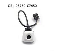 Cámara de reserva de visión trasera del coche DC12V ABS blanco 95760-C7450 asistencia de estacionamiento de ajuste directo para Hyundai i20 Imágenes de gran angular de montaje trasero OEM específico