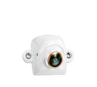 Cámara De Respaldo AHD 1080P Trayectoria Dinámica 360 Ajuste Cámara Respaldo Marcha Atrás Coche para Vehículo Android DVD Monitor Vídeo Funda Blanca Cámara Visión Trasera(HD720P)