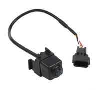 Cámara de respaldo de 12 V OEM 284427832r diseñada para una instalación clara, visión trasera y reversa, cámara de estacionamiento compatible con Kadjar negro 20162019 con ABS