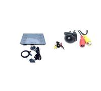 Cámara de respaldo de repuesto para BMW para MINI para Cooper F54 F55 F56 F57 F60 2014-2023 para EVO OEM, pantalla inversa, AHD, ojo de pez, interfaz de cámara delantera y trasera (kit trasero, AT