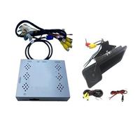 Cámara de respaldo de repuesto para BMW X5 E70 F15 X6 E71 F16 2010-2018 para CIC ID3 OEM Pantalla Plug and Play HD Kit de cámara de respaldo de visión frontal trasera (trasera, MT) (MT/decodificador)