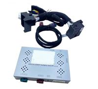Cámara de respaldo de repuesto para BMW X5 E70 F15 X6 E71 F16 2010-2018 para NBT ID4 pantalla OEM Plug and Play HD kit de cámara de respaldo de visión frontal trasera (decodificador, AT) (MT