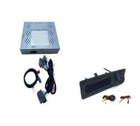 Cámara de respaldo de repuesto para BMW X5 E70 F15 X6 E71 F16 2010-2018 para NBT ID4 pantalla OEM Plug and Play HD kit de cámara de respaldo de visión frontal trasera (decodificador, AT) (MT/trasera)