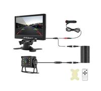 Cámara de respaldo para camión, autobús 7, pantalla HD, 1024 x 600, asistencia de estacionamiento, cámara de visión trasera universal con monitor, cámara de estacionamiento trasera de coche