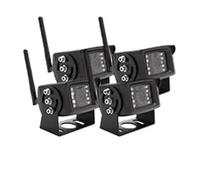 Cámara de respaldo para coche de autobús de 1280 x 720 de alta definición AHD inalámbrico para camión, monitor DVR de 7 pulgadas, visión nocturna, grabadora de copia de seguridad inversa, cámara de