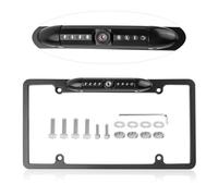 Cámara de respaldo para matrícula, cámara de visión nocturna HD con 8 LED, gran angular de 170° IP67, cámara de visión trasera impermeable para coche, camión, SUV, RV con placas de matrícula de EE. UU