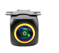 Cámara de respaldo para vehículo AHD 1080P con lente ojo de pez dorado AHD/CVBS línea de estacionamiento conmutable encendido/apagado, delantera/trasera/izquierda/derecha (naranja) (A)