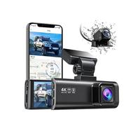Cámara de salpicadero F7N, cámara de salpicadero delantera y trasera 4k, grabadora de unidad for WiFi, GPS, Dvr for coche, modo de estacionamiento 24H, caja negra for coche(Add hardwired kit)
