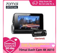 70mai 4K Dash Cam A810 Ultra HD GPS incorporado ADAS grabación automática 150FOV detección de