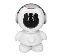 Cámara de Seguridad 1080P Sensor de Movimiento de Seguimiento Automático Cámara con Forma de Robot de Visión Nocturna para Vigilancia del Hogar