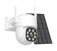 Cámara de Seguridad, Cámara IP PTZ de 4MP con Tarjeta SIM 4G, Lente Dual, Pantalla Dual, inalámbrica, WiFi, vigilancia Exterior, detección Humana, protección de Seguridad(4MP 4G 32GB Card)