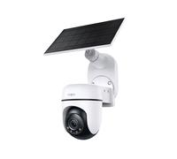 Tapo TC90 Kit solar, kit de cámara de seguridad panorámica/inclinación, detección de IA, seguimiento de movimiento, 2K QHD, Wi-Fi, visión nocturna, audio bidireccional, IP66 resistente a la intemperie