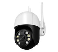 Cámara de seguridad de 8 MP 4K for exteriores con detección humana por IA, seguimiento automático, PTZ, IP, visión nocturna a todo color, videovigilancia CCTV en la nube, for seguridad del hogar en in