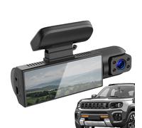 Cámara De Seguridad Del Coche - Grabadora De Visión Nocturna Doble Inalámbrica De Metal, Grabadora De Visión Nocturna, Cámara De Tablero Del Coche | Grabación De Seguridad De Conducción