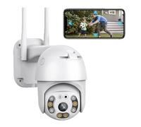 Cámara De Seguridad Exterior WiFi De 3 MP A 8 MP Visión Nocturna A Color Inteligente Resistente Al Agua IP66 Detección Humana Con IA Audio Bidireccional Foco PTZ Alarma Compatible Con La Aplicación IC