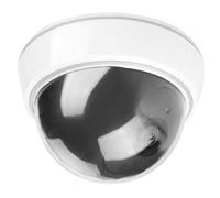 Cámara de seguridad falsa simulada rentable Materiales ABS Diseño realista Interior Exterior Anti Robo Solución para edificios residenciales ABS Cámara CCTV falsa resistente a la intemperie