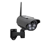 Cámara de seguridad falsa solar automática para exteriores, vigilancias realistas, resistente a la intemperie, para apartamento, hogar, patio, cámara de seguridad solar falsa al aire libre