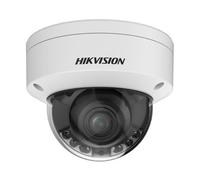 Cámara de Seguridad IP Hikvision Pro Domo ColorVu PoE 4MP 2.8~12mm Exterior IP67 - DS-2CD2747G2HT-LIZS(2.8-12mm)(eF)