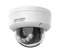 Cámara de Seguridad IP Hikvision Value Dome ColorVu PoE 6MP 2.8mm Exterior IP67 - DS-2CD1167G2H-LIU(2.8mm)