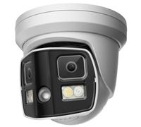 Cámara de Seguridad IP PoE de Doble Lente 8MP 4K panorámica de 180 Grados, visión Nocturna a Todo Color, H.265, IP66, Compatible con Uniview NVR, Cumple con NDAA
