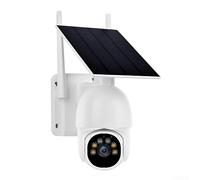 Cámara de seguridad para exteriores habilitada para WiFi, resolución 2K, tiempo de respuesta rápido, ideal para todas las condiciones climáticas (con batería)