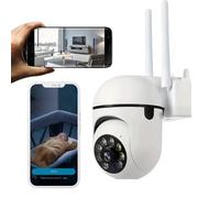 Camara de Seguridad Profesional | Full HD 1080P, visión Nocturna, cámara deteccion Movimiento, Notificaciones Tiempo Real, Admite Tarjeta SD, Control Remoto App movil,Compatible Alexa