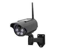Cámara de seguridad solar falsa CCTV para exteriores, dispositivo de vigilancia ABS, impermeable, antirrobo, para residencia, tienda, cobertizo, cámara CCTV solar al aire libre