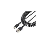 Cámara de seguridad StarTech.com de 1m - Cable USB vers USB-C en fibra de aramida robusto y enrollado para uso intensivo - Cable USB-A a USB-C
