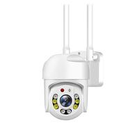 Cámara de Seguridad Ultra Clara para Exteriores, Cámara WiFi de Doble Banda 5G, Seguimiento Humano, Voz Bidireccional, Rotación de 360 Grados, Visión Nocturna Láser de Matriz (Enchufe de la UE)