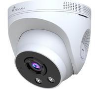 NIVIAN Cámara de Seguridad WiFi-6 2K para Interior - Montaje en Techo, Visión Nocturna Dual, Detección Inteligente con IA, Audio Bidireccional y Almacenamiento en la Nube. para Kit CCTV