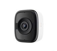 Cámara de seguridad WiFi para interiores 3K, para visión nocturna y audio bidireccional, detección de movimiento, vigilancia doméstica ABS para monitoreo de bebés y mascotas, color blanco