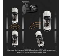 Cámara de Tablero USB para navegación Android Grabadora de conducción de automóviles DVR con Asistencia de conducción Inteligente ADAS 720P HD Cámara de Tablero Gran Angular de