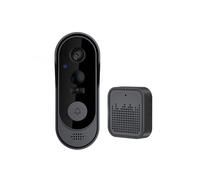 Cámara de Timbre WiFi con Detección de Movimiento de Visión Nocturna y Videollamada Remota para el Hogar Apartamento Puerta Mirilla Visor