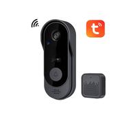 Cámara de Timbre WiFi con Detección de Movimiento de Visión Nocturna y Videollamada Remota para el Hogar Apartamento Puerta Mirilla Visor
