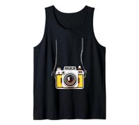 Cámara de turista Falsa Fotógrafo de Vacaciones Divertido Camiseta sin Mangas