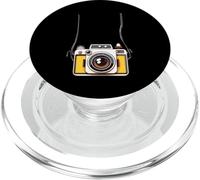 Cámara de turista Falsa Fotógrafo de Vacaciones Divertido PopSockets PopGrip para MagSafe
