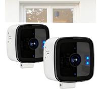 Cámara de Ventana, Cámara de Ventana de Visión Segura con Visión Nocturna, Cámaras de Seguridad con Visión Nocturna a Través de Ventanas, Proteja Su Hogar, Familia y Objetos de Valor(16GB*2,2.4G)