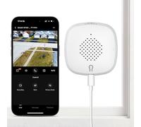 Cámara de ventana de 3 MP 2K, cámaras WiFi de 2.4 GHz y 5 GHz para seguridad en el hogar con visión nocturna ChroMax Al Color, detección de persona y movimiento, grabación 24/7, instalación fácil y