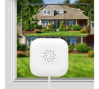 Cámara de ventana KELFEEAO 2K, cámara de seguridad de ventana interior sin taladrar instalar coloridas cámaras de visión nocturna AI para detectar personas en casa, apartamento,