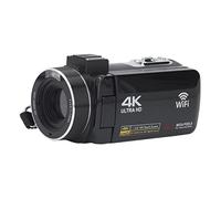Cámara de Video 4K Ultra HD, Videocámara con Cámara de Video con Detección de Rostro de 3 Pulgadas para Viajes Al Aire Libre para Documentales de Noticias