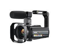 Cámara de Video, Cámara de Video 4K, videocámara UHD de 48 MP, WiFi, visión Nocturna por Infrarrojos, cámara de vlogueo for Youtube, Zoom Digital de 16X, cámara de Pantalla táctil
