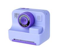 Cámara de video compacta para niños con cámaras de lente delantera y trasera de 40 MP e impresora fotográfica integrada para niños, cámara digital para niños